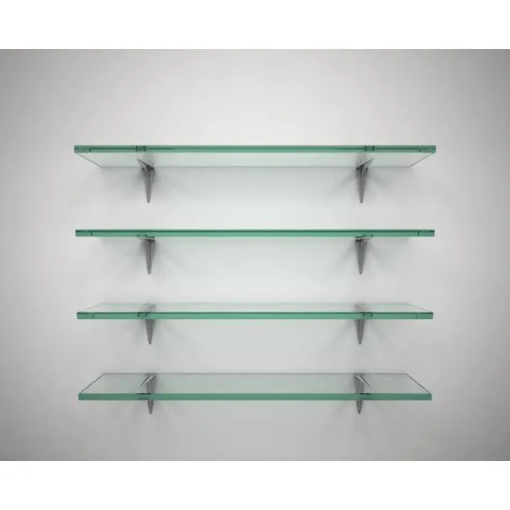 4-Tier Bathroom Wall Mounted Glass Shelf rating