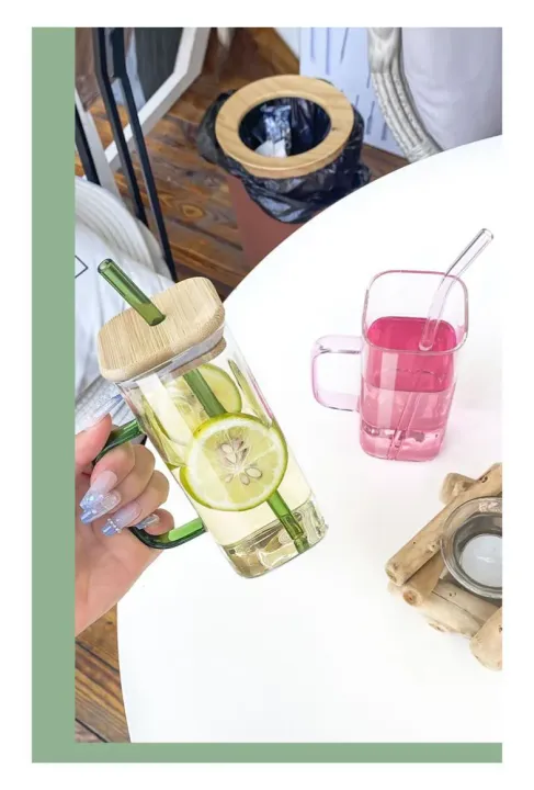 Square%20Glass%20Cup%20Water%20Bottle%20Glass%20Straw,%20Dustproof%20Bamboo%20Cover%20Handle%20-%20Image%204