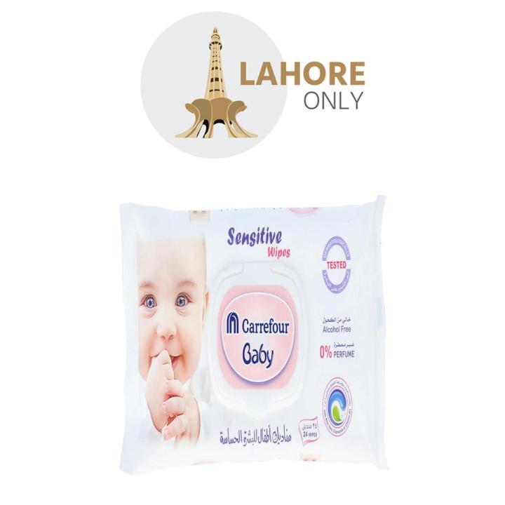 Carrefour Sensitive Baby Wipes 24 Wipes