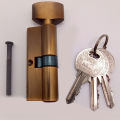Door handle lock cylinder for wooden doors. 