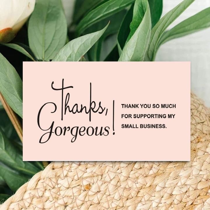 40pcs/pack%20Thank%20You%20Card%20For%20Supporting%20Business%20Package%20Decoration%20-%20Business%20Card%20Handmade%20With%20Love%20-%20Image%204