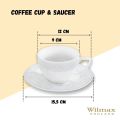 TEA CUP & SAUCER set of 6. 