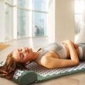 Acupressure Mat and Pillow Set for Back and Neck Relief and Muscle Relaxation Relieves, Back, Neck,. 