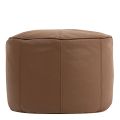 Leather Bean Bag Stool – Compact & Stylish Footrest or Seat for Modern Home Decor. 
