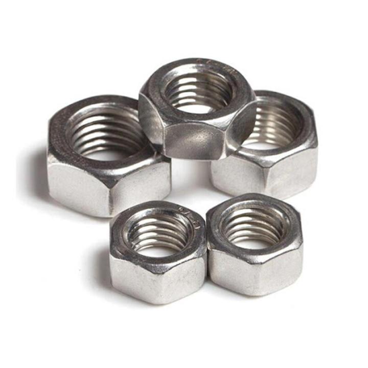Stainless Steel 304 SS A2 70 Imported Hex Nut 10 mm (Pack of 12 Pcs)