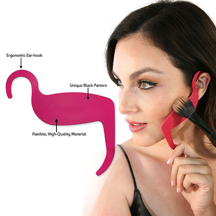 Grim Teiousx Perfect Contour Curve Stencil Makeup Tools Eyebrow Shaper Eyeliner Card Face Cheek Nose Makeup Model Beauty Make Up Accessories