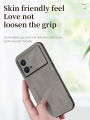 Lenuo For vivo iQOO 9 Pro Sheepskin Leather Shockproof Case Luxury Matte Back Cover. 