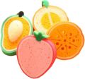Bath Sponge , In Fruits Design, Ultra Soft, Cute Fruit Shaped Bath Sponges Scrubbers Bathing Tools. 