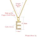 Initial Necklace For Women Gold Silver Color Letter Chain 26 A-Z English Alphabet Pendant Necklace Jewelry. 