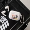 Clear Retro Label DHL Case For Airpods Pro 1 2 Charging Box Personality Label Soft Silicone Earphone Cover For Airpods Pro Coque. 