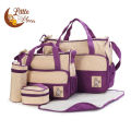 5 Pcs Baby Diaper & Mother Bag Baby Shoulder Diaper Bags Durable Nappy Bag Mummy Mother Baby Bag. 
