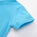 Fashionable children's clothing fine cotton OX game peripheral new ROBL two-dimensional short-sleeved T-shirt for boys and girls. 