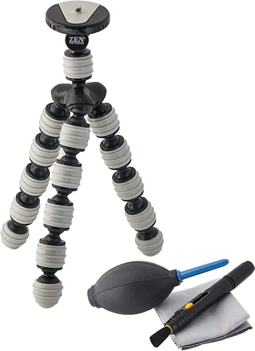 ZEN%20Camera%20Accessories%20KIT%20with%20Gorilla%20Octopus_Tripod%20Cleaning%20KIT%20and%20%20Pen%20Micro%20Fiber%20Cloth%20-%20Image%202