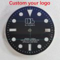Custom logo dial NH35 dial NH36 dial 28.5mm/29mm no logo watch dial c3 Luminous NH35 NH36 Movement Modified dial nh35 watch case. 