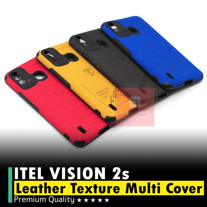 iTel Vision 2s Back MultiCover Soft Texture Leather Style Vision 2s Case For Boys