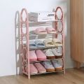 4,5,6 Layer Shoe Rack Multifunctional Book Rack Accessories Rack for Home and Office Durable Non Breakable Shoe Organizer Stainless Steel Layer Shoe Rack Easy Assembly (Randomly Color). 