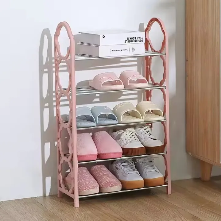 Multi%204%20Layer/%205%20Layer%20Lace%20Dustproof%20Storage%20Shoe%20Rack%20Household%20Multi-functional%20Space%20Saving%20Shoe%20Cabinet%20Doorway%20Small%20Shoe%20Cabinet%20-%20Image%203