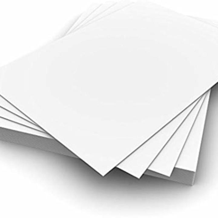 Art Card Sheet White Glossy 300 Garam double sided For Calligraphy & Printing