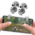 W6 Six-Finger Linkage 1Pair PUBG Mobile Game Fire Button Aim Key Phone Gaming Trigger L1 R2 Shooter Controller. 