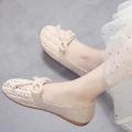 【ALLGOOD】Women's Ladies Fashion Knit Cane Hollow Out Flat Loafers Casual Shoes. 