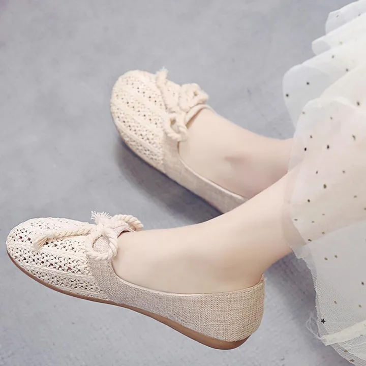 %E3%80%90ALLGOOD%E3%80%91Women's%20Ladies%20Fashion%20Knit%20Cane%20Hollow%20Out%20Flat%20Loafers%20Casual%20Shoes%20-%20Image%203
