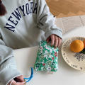 Makeup Bag With Flower Decorations Floral Pencil Pouch Cute Makeup Pouch Flower Pattern Change Bag Floral Cosmetic Bag. 