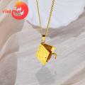 Stainless Steel Book Necklace Vintage Book Pendant Couple Necklace Romantic Anniversary Gift for Reading Lovers in Asia Miniature Book Charm Necklace. 