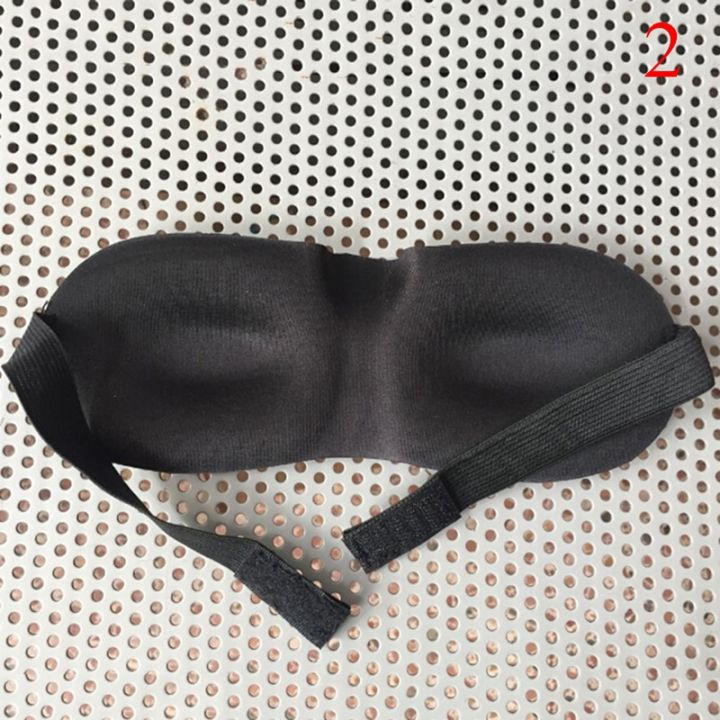 【wholesle668 Store】3D Blindfold Eye Mask Rest Relax Eye Patch For Women 3 Styles Travel Soft Natural Padded Shade Cover