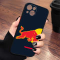 【AmbitionmA】Brand Red-Bull For Apple iPhone 15 14 13 12 11 mini Pro Max 8 7 6S 6 XR X XS Plus Frosted Translucent Phone Case. 
