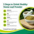 Pure & Natural Neem Powder For Eating & Drinking, 200gms. 