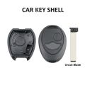 Car Key Case with Uncut Blade Replacement For BMW Mini Cooper Land Rover Key Replacement Case. 