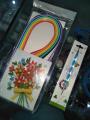 Pack Of 2 - Quilling Tool and Quilling Strips For Art and Craft Students. 