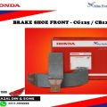 Brake Shoes with Spring for CG125 Front and CD70 Honda Genuine Front / Rear. 