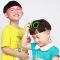 New Reusable Soft Glasses Shape Straw Drinking Straw Unique Flexible Drinking Tubes Colorful Baby straw Kids Party Baby Birthday Party Toys. 