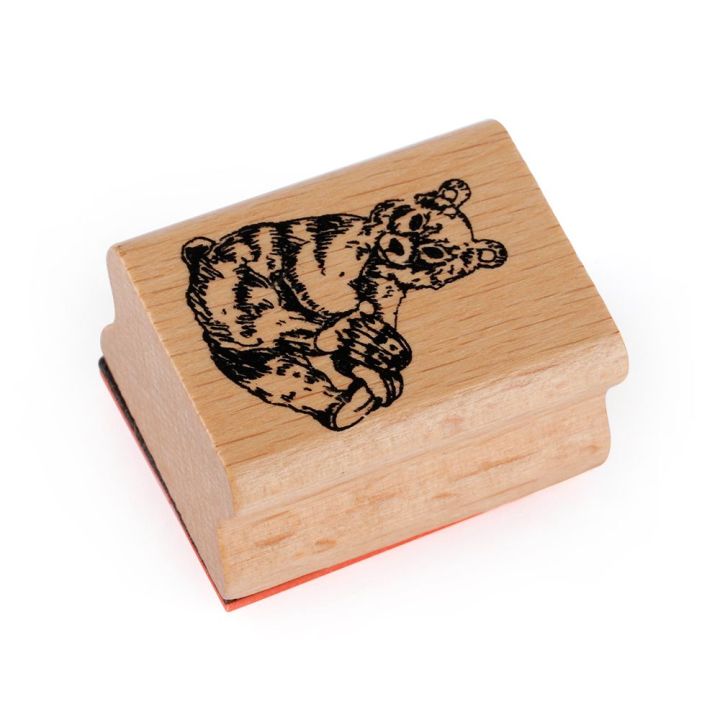 Arts Stamping For Letters Diary Animal Stamps Wooden Rubber Stamps DIY
