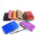 【HOT】 Men Business ID Credit Cards Aluminum Metal Waterproof Wallet Anti-Magnetic Bank Card Box Office School Accessories. 