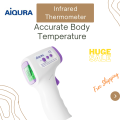 Portable ℃/℉, Fever Alarm Precise LCD Digital Non-contact Body IR Laser Infrared Forehead Thermometer. 