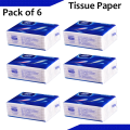 One pack of tissue paper | 550 sheets in a pack | 300 sheets in a pack | 680 sheets in a pack | Soft&Silky to use | Use in home Office Cars | Durable for child. 