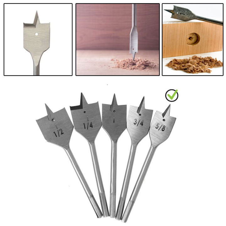 1 Pcs Wood Flat Bit Different Size Available for Drilling