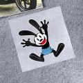 Oswald Mickey Cartoon Stickers Jialing Retro Motorcycle Lucky Rabbit Anime Electric Car Helmet Stickers. 