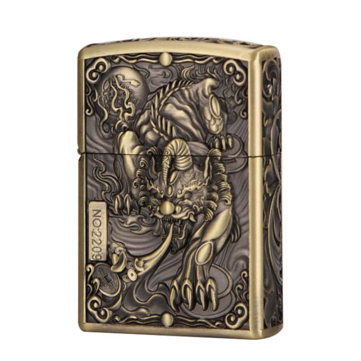 ZORRO/%20Zorro%20ZK20%20Kerosene%20Lighter%20Limited%20Edition%20Relief%20Small%20Armor%20Retro%20Grinding%20Wheel%20High-End%20Men's%20Gift%20-%20Image%205