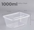 Pack Of 10 500 ml Disposable Food Storage Containers & Takeaway  Containers. 