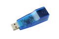 Usb to Ehernet High-Speed USB 2.0 Ethernet Adapter (RJ45) QF9700 Chipset for Seamless Network Connectivity. 