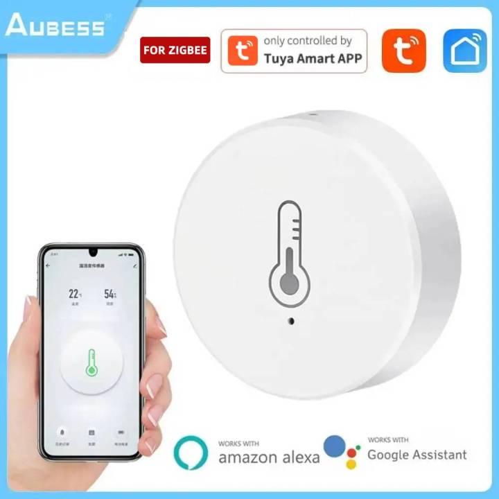 Tuya ZigBee 3.0 Temperature Humidity Sensor Indoor Hygrometer ...