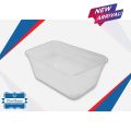 1000ML Plastic Container with Lid (Rectangle) Pack of 12. 
