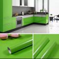 12 x 36 inches shiny parrot green light green sticker Carbon Pvc paper 3 feets for Mobiles sheet. 