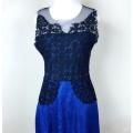Bodycon Dress Small Blue Black Charlotte Russe Sweet Storm Lipsy dress. 
