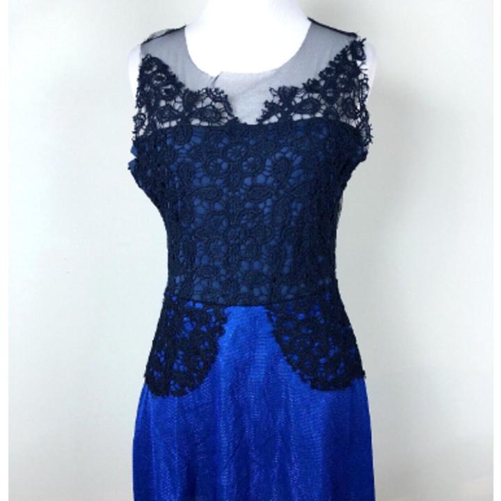 Bodycon Dress Small Blue Black Charlotte Russe Sweet Storm Lipsy dress