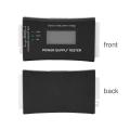 TE Computer PC Power Supply Tester Checker 20/24 pin 4 SATA HDD ATX BTX Meter (Black). 