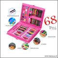 Kids Art Coloring Kit or Color Kit Art Book Craft Set Artiest Kit Art Set for kids Painting School Kit or Princess 42 PCS Multi Colouring Kit/Set With Button Box or 48pcs kit or 68pcs kit or 86pcs kit or  150pcs kit. 